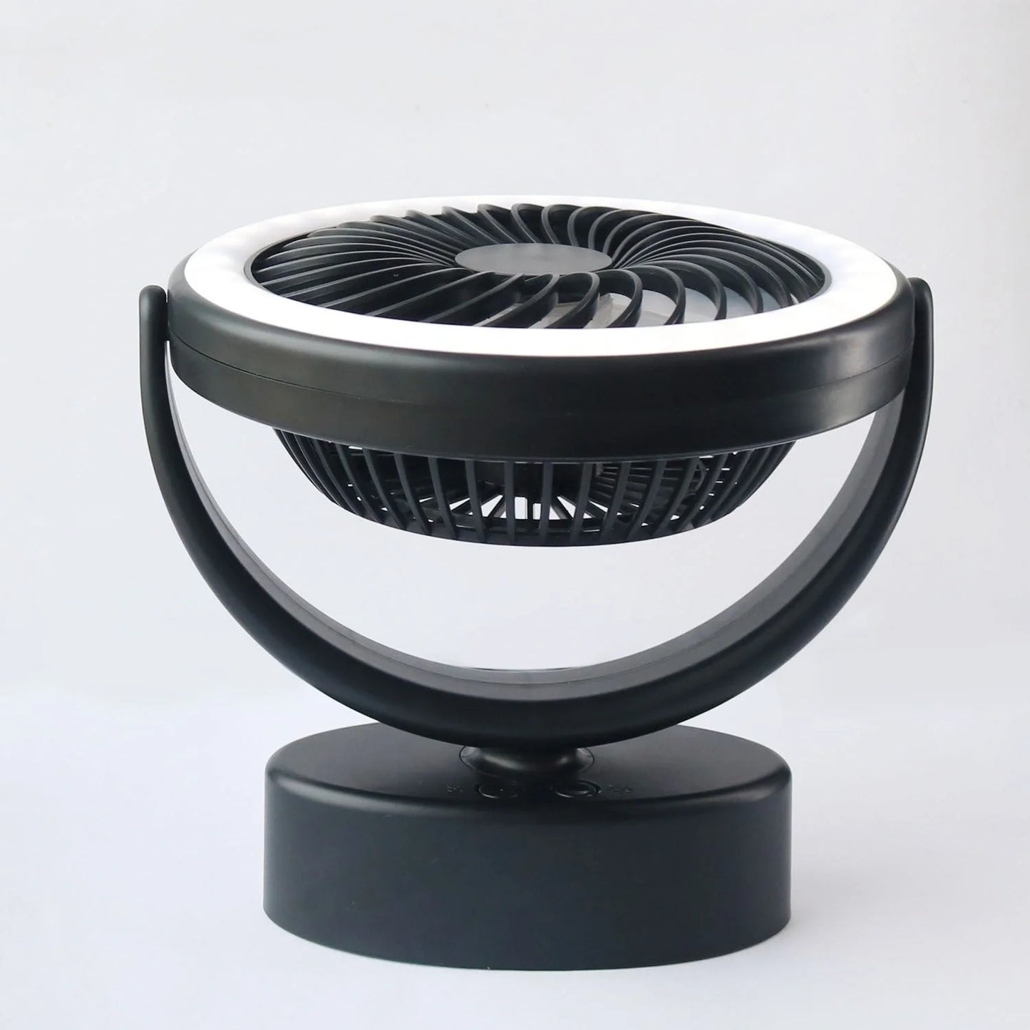 Portable LED Camping Lantern with adjustable fan and 18 high-brightness LEDs