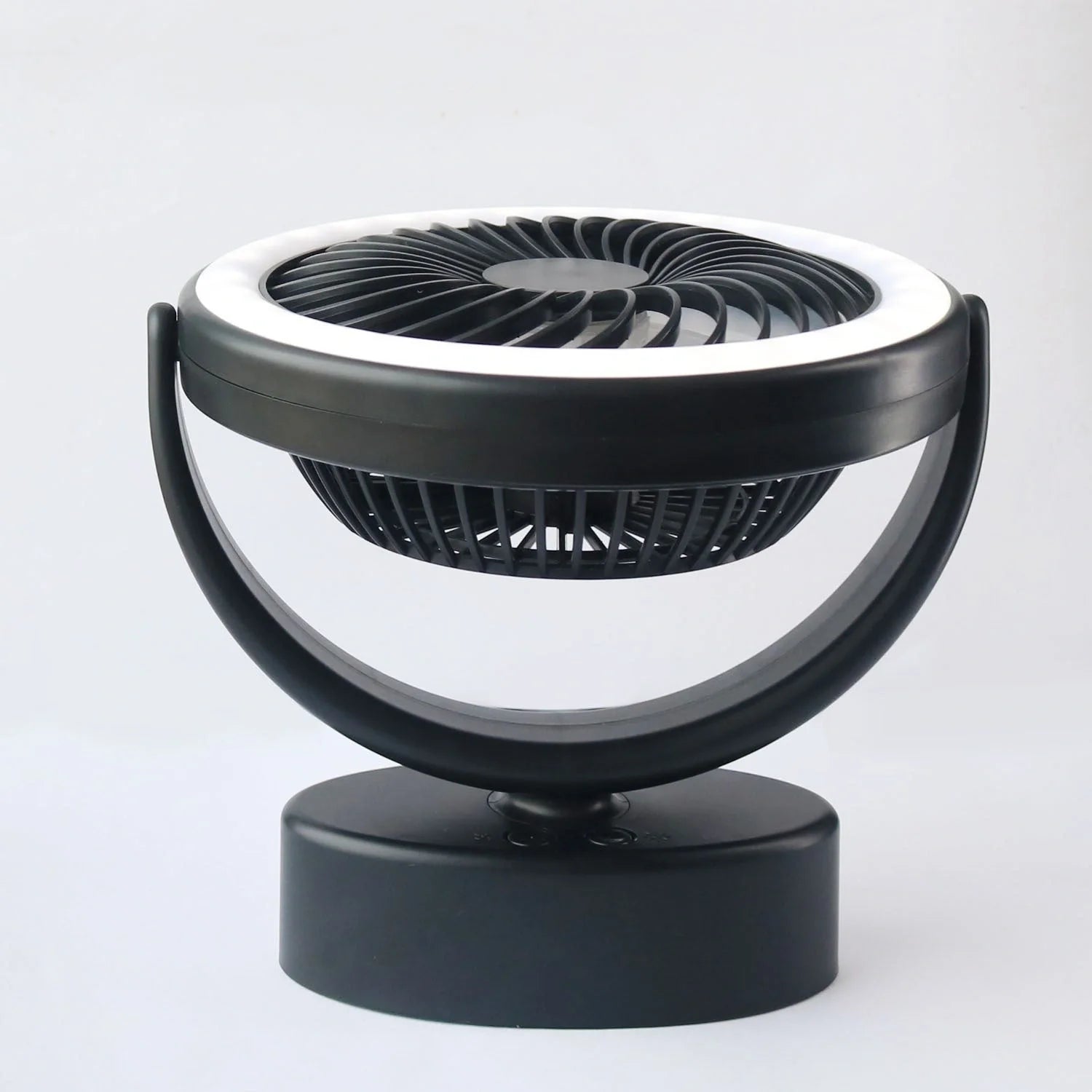 Portable LED Camping Lantern with adjustable fan and 18 high-brightness LEDs