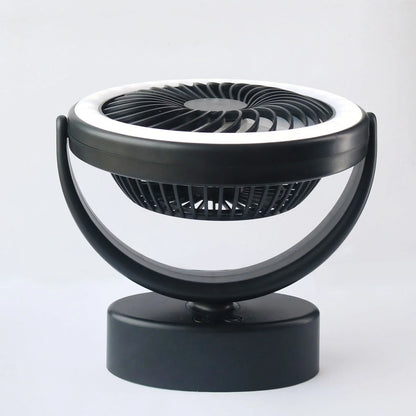 Portable LED Camping Lantern with adjustable fan and 18 high-brightness LEDs
