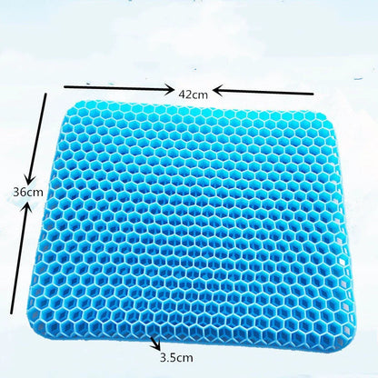 Breathable Honeycomb Seat Cushion with TPE Gel for car and home comfort