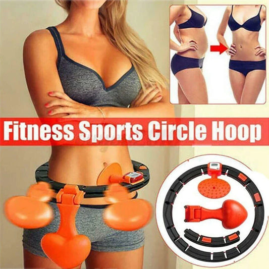 Adjustable Abdominal Toning Hoop - Lightweight, Portable Exercise Equipment for Toning and Slimming the Waistline