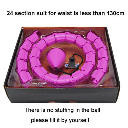 Adjustable waist hoop made of high-quality polypropylene for efficient fitness training and fat burning