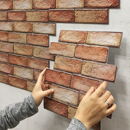Brick texture self-adhesive wallpaper for moisture-proof home decoration