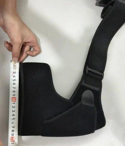 Adjustable neoprene shoulder support brace for dislocation and arthritis pain relief