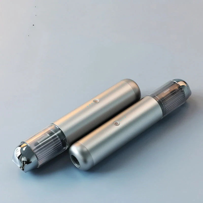 Portable car wireless vacuum cleaner with nozzle and blowing tube