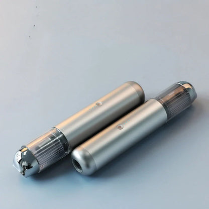 Portable car wireless vacuum cleaner with nozzle and blowing tube