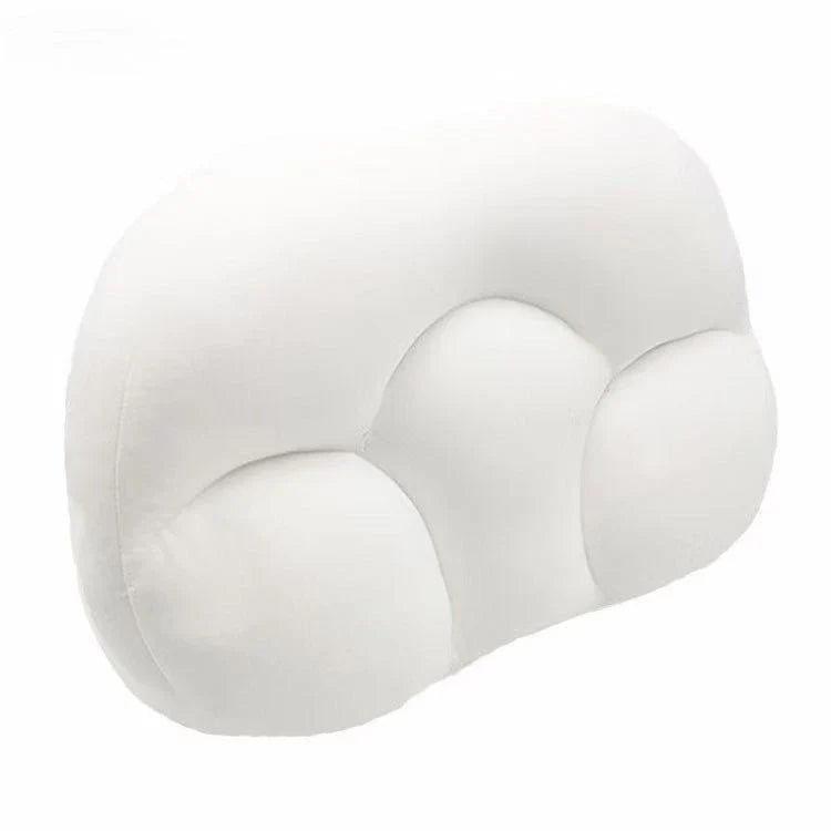 Ergonomic butterfly-shaped memory foam pillow with soft, breathable fabric cover for comfortable side-sleeping