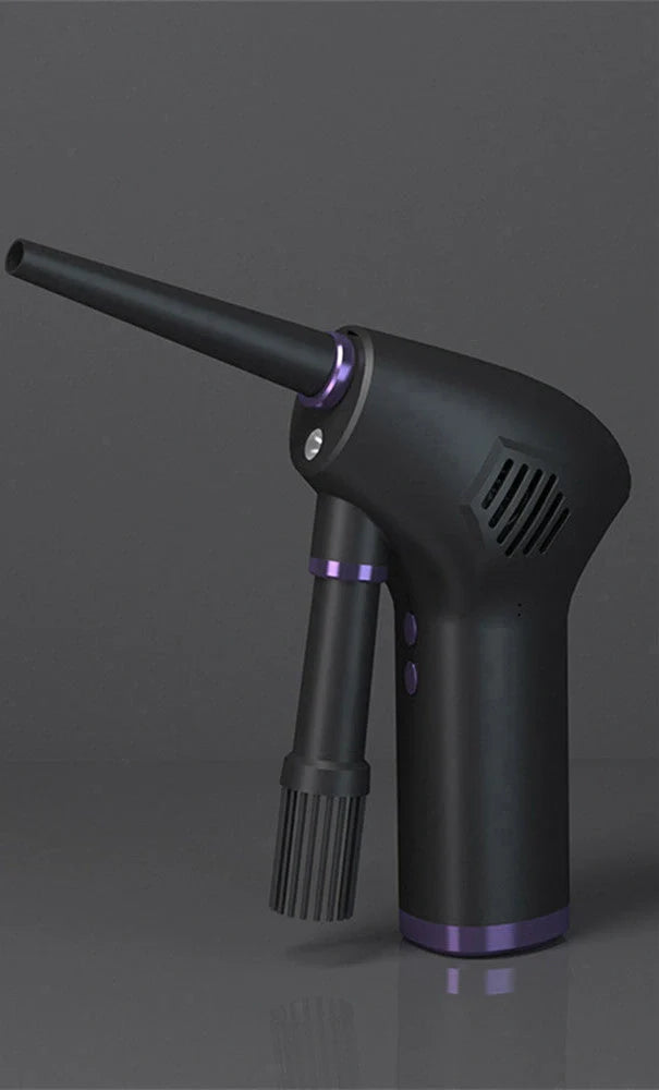 Cordless Air Duster for cleaning electronics with 70m/s air thrust and eco-friendly design