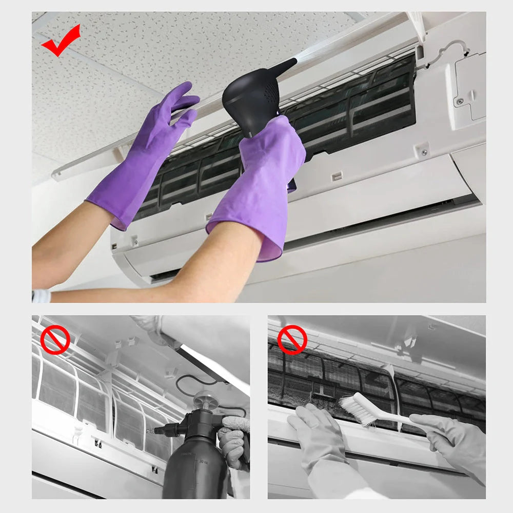 Cordless Air Duster for cleaning electronics with 70m/s air thrust and eco-friendly design