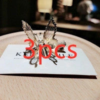 Mori Girl's Moving Butterfly Hairpin Headdress in silver and gold options