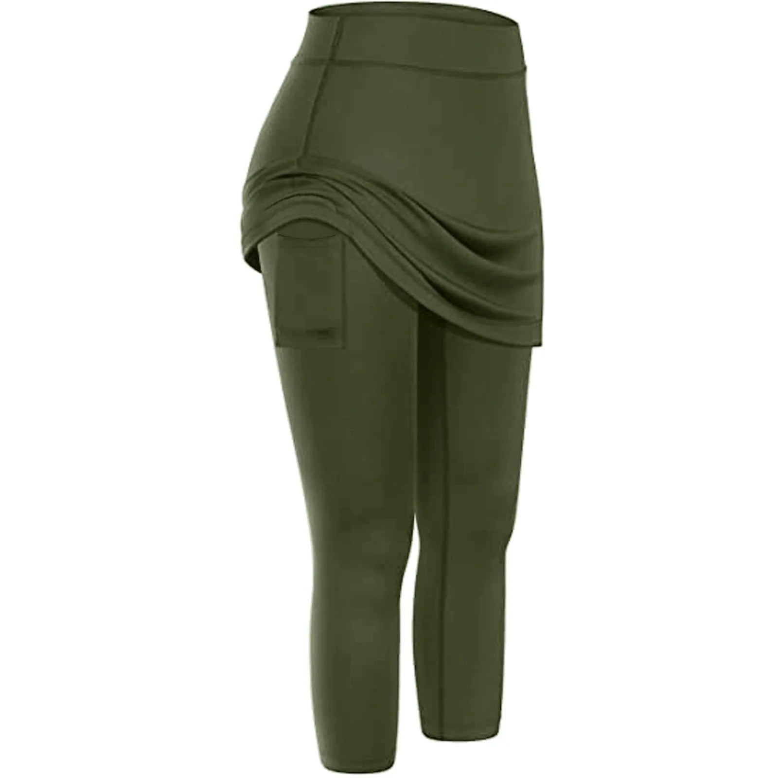 Women's tennis skirted leggings with pockets in various colours