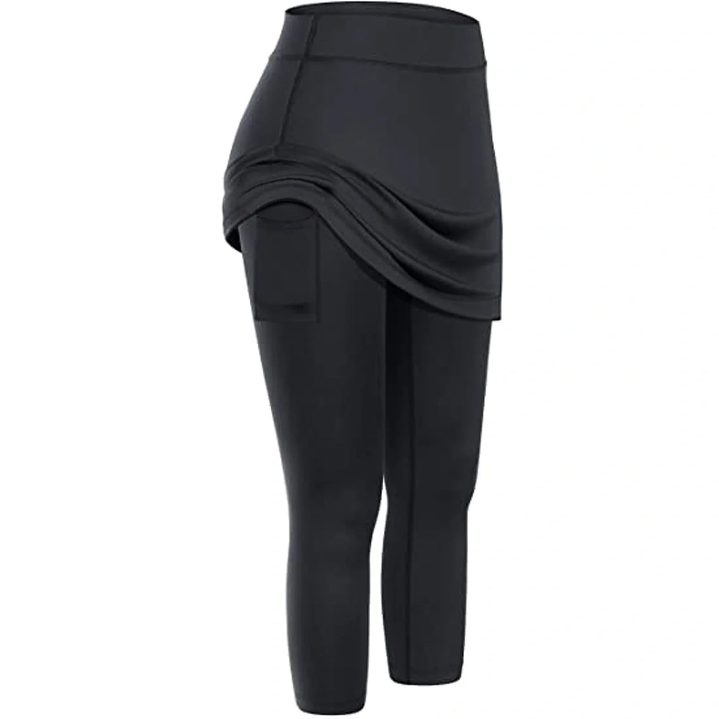 Women's tennis skirted leggings with pockets in various colours
