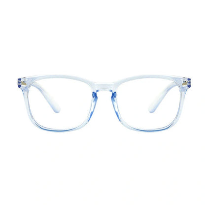 Stylish square blue light blocking glasses for eye protection and comfort