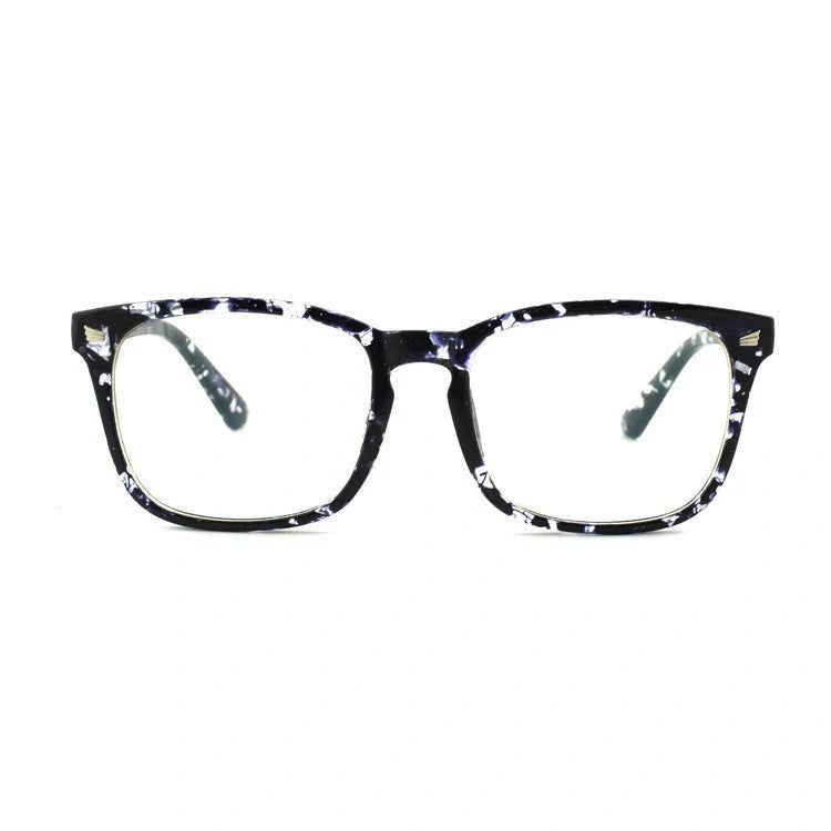 Stylish square blue light blocking glasses for eye protection and comfort
