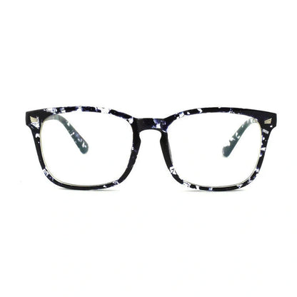 Stylish square blue light blocking glasses for eye protection and comfort