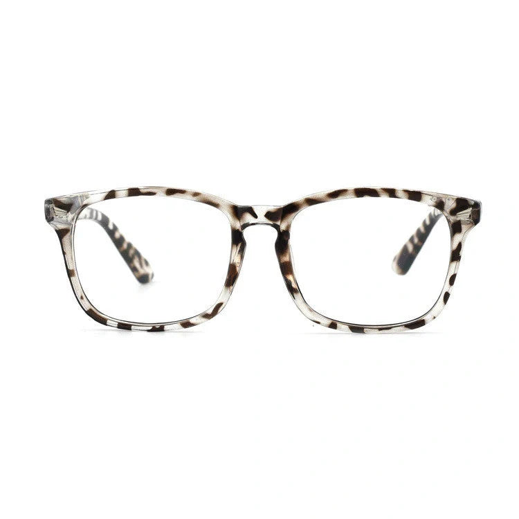 Stylish square blue light blocking glasses for eye protection and comfort