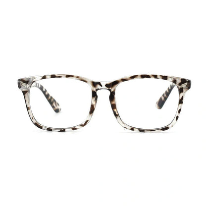 Stylish square blue light blocking glasses for eye protection and comfort