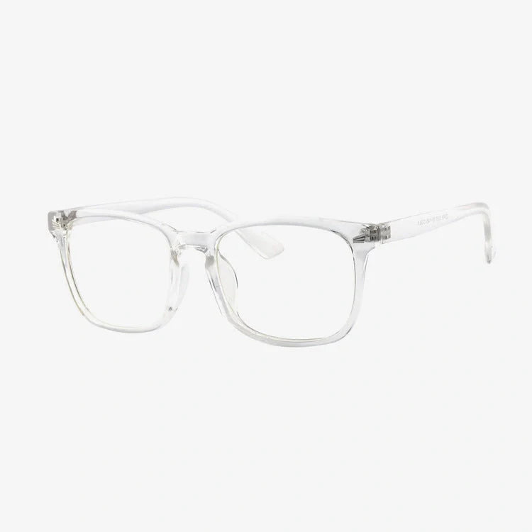 Stylish square blue light blocking glasses for eye protection and comfort