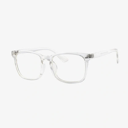 Stylish square blue light blocking glasses for eye protection and comfort
