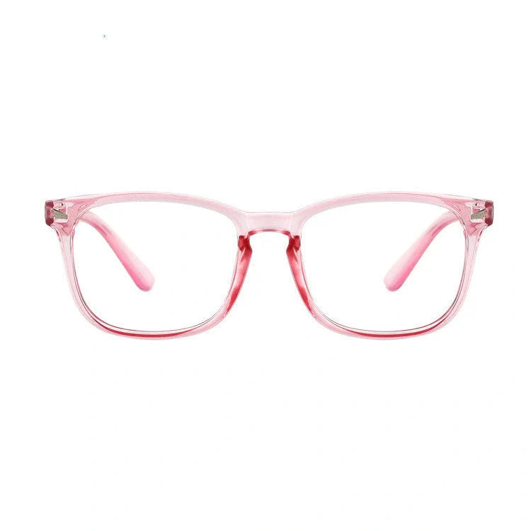 Stylish square blue light blocking glasses for eye protection and comfort