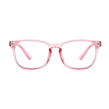 Stylish square blue light blocking glasses for eye protection and comfort