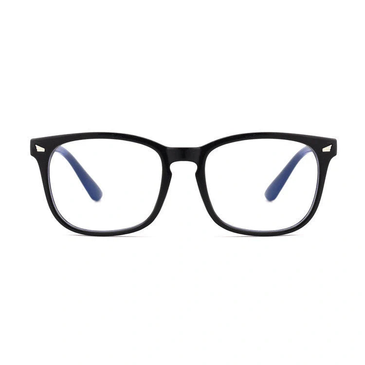 Stylish square blue light blocking glasses for eye protection and comfort