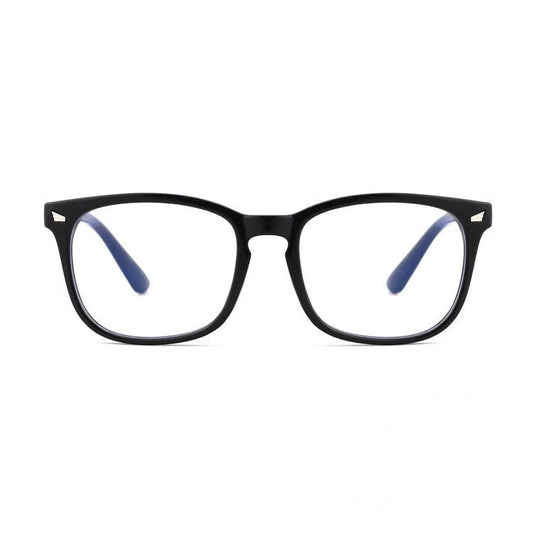 Stylish square blue light blocking glasses for eye protection and comfort