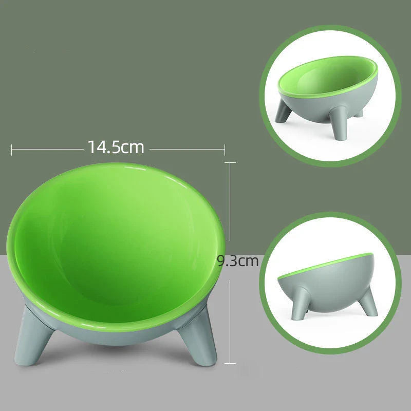 Premium quality pet feeding bowls with stable triangular base, 15-degree tilt design and durable, food-grade materials for dogs, cats and bunnies