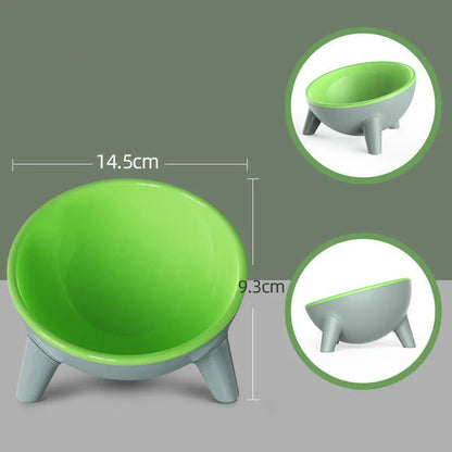 Premium quality pet feeding bowls with stable triangular base, 15-degree tilt design and durable, food-grade materials for dogs, cats and bunnies