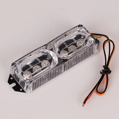 USB rechargeable front rear bike light with red and blue LED