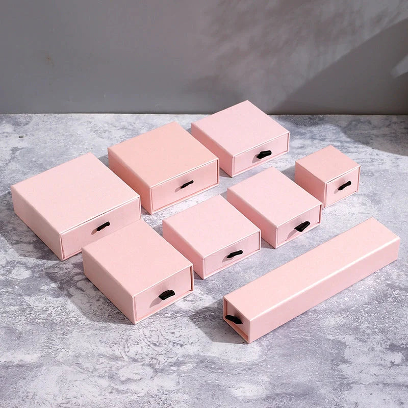 Elegant jewellery storage box with drawer-style design, available in various colours and sizes to suit your storage needs