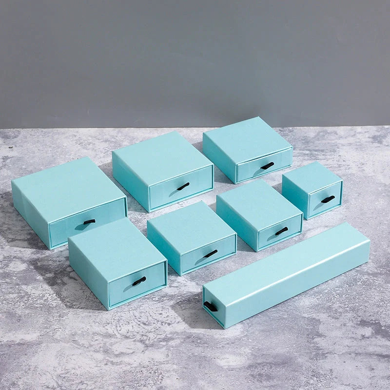 Elegant jewellery storage box with drawer-style design, available in various colours and sizes to suit your storage needs