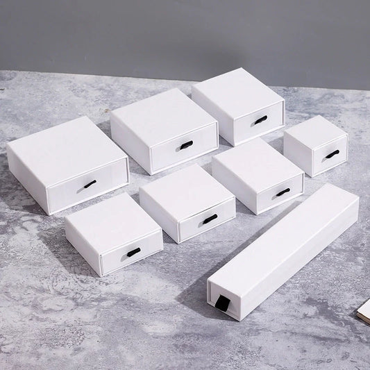 Elegant jewellery storage box with drawer-style design, available in various colours and sizes to suit your storage needs