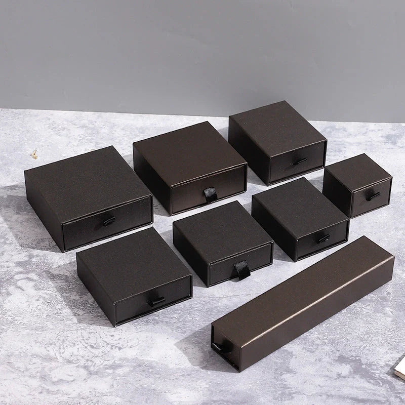 Elegant jewellery storage box with drawer-style design, available in various colours and sizes to suit your storage needs