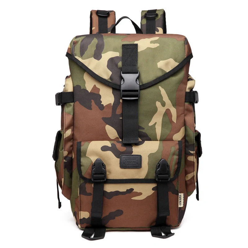 Oxford Cloth Notebook Bag with multiple pockets and breathable strap