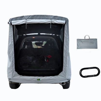 Convenient rear car tent for UK SUV owners with spacious double-sided curtain, waterproof fabric, and mosquito protection