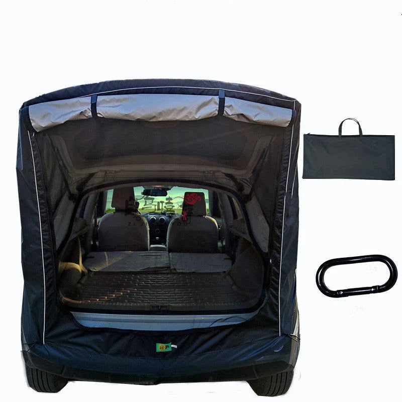 Convenient rear car tent for UK SUV owners with spacious double-sided curtain, waterproof fabric, and mosquito protection