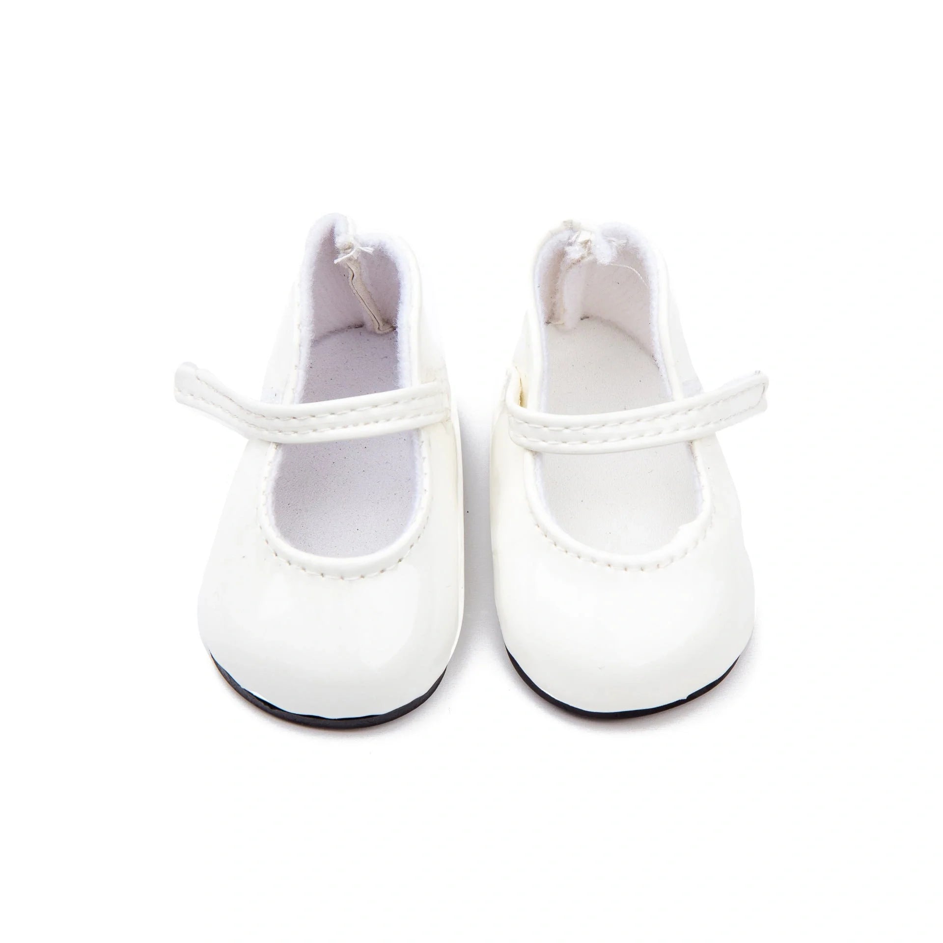 Stylish leather dolls' shoes in various colours, designed to perfectly complement American Girl dolls.