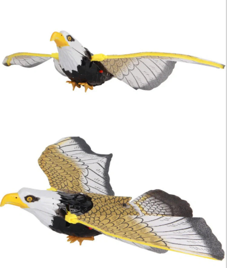 Interactive hanging eagle cat toy for dynamic play