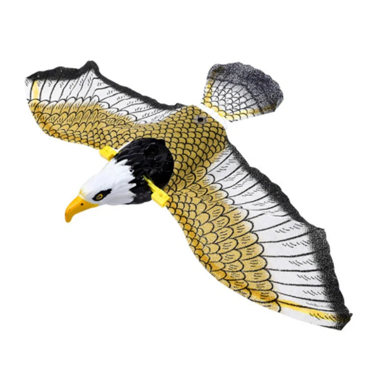 Interactive hanging eagle cat toy for dynamic play