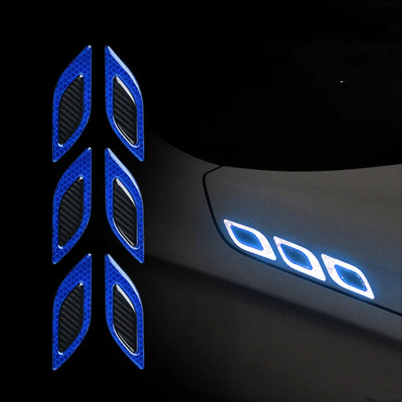 Resin automobile hood decoration leaf plate in vibrant colours for car personalisation