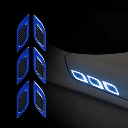 Resin automobile hood decoration leaf plate in vibrant colours for car personalisation