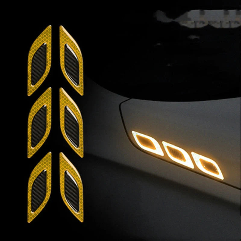 Resin automobile hood decoration leaf plate in vibrant colours for car personalisation
