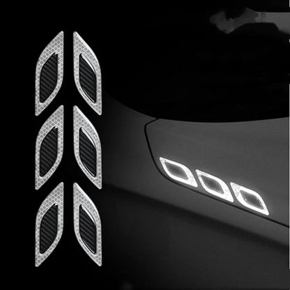 Resin automobile hood decoration leaf plate in vibrant colours for car personalisation