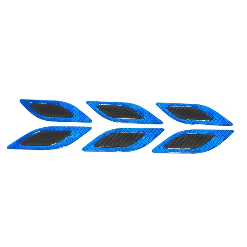 Resin automobile hood decoration leaf plate in vibrant colours for car personalisation