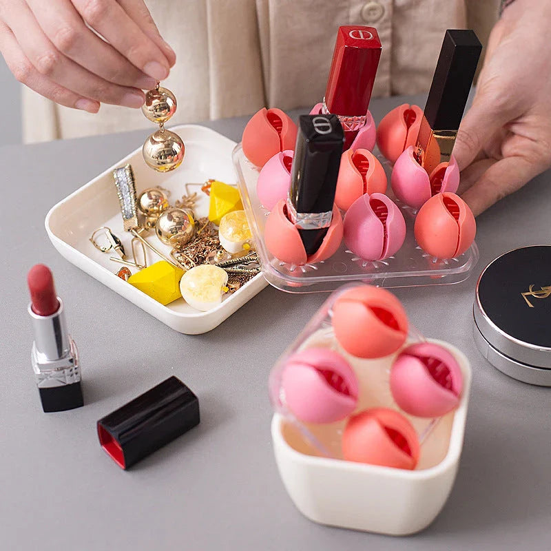 Elegant Lipstick Display Box: A stylish and functional makeup organiser for your vanity