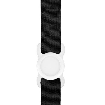 Transparent silicone locator for pet owners to prevent losing their dogs during outdoor activities.