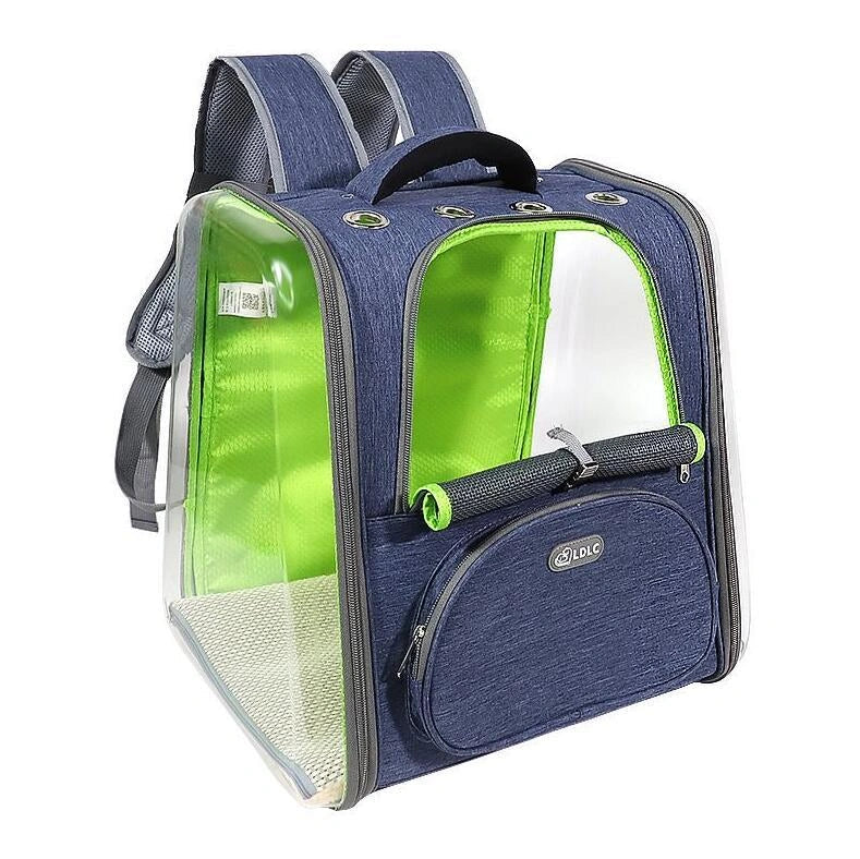 Portable Transparent Space Capsule Cat Bag in various colours, foldable for easy travel