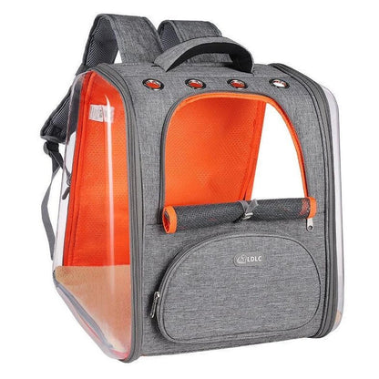 Portable Transparent Space Capsule Cat Bag in various colours, foldable for easy travel