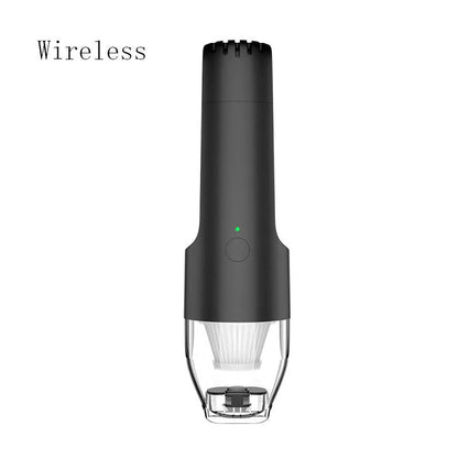 Compact hand-held vacuum cleaner with 5000 Pa suction for home and car use